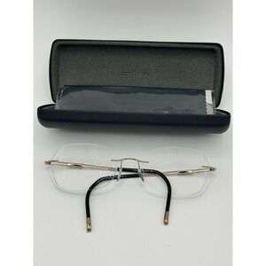 Silhouette 5521 70 7530 Titanium Gold Rimless Eyeglass Frames 19 145 Austria